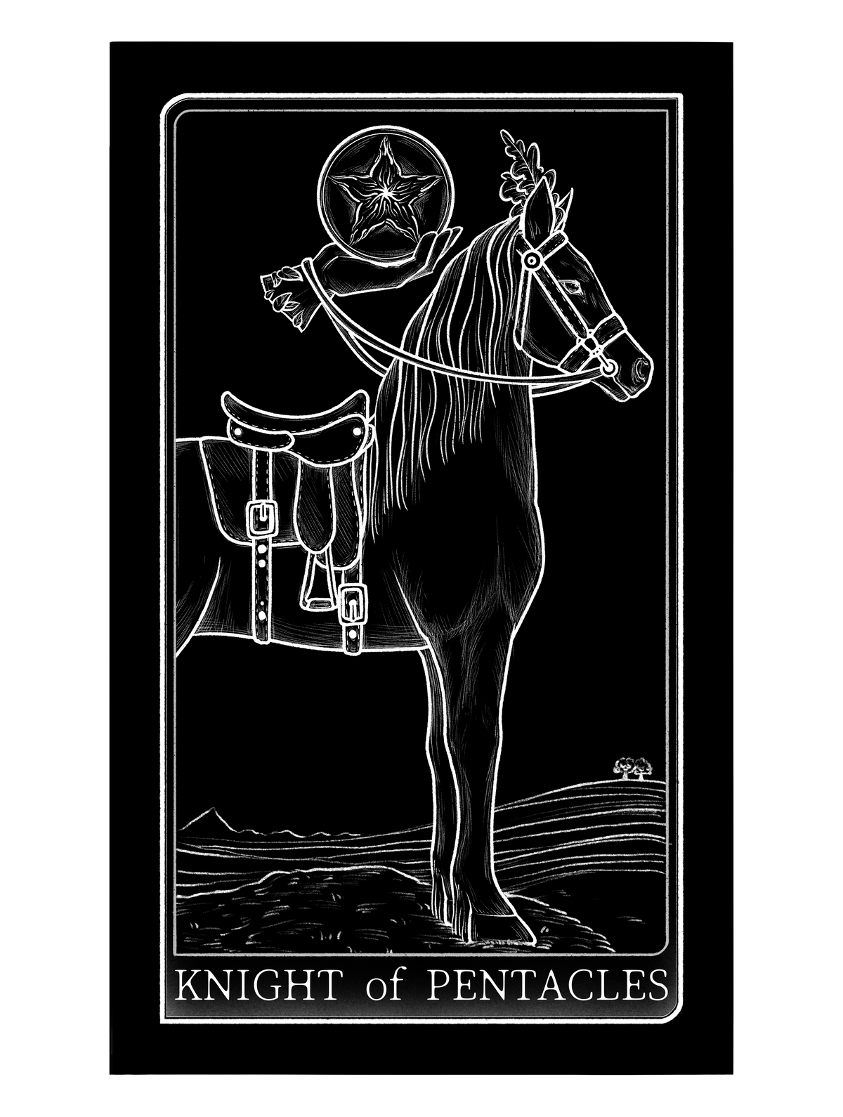 Tarot of Hand – Knight of Pentacles