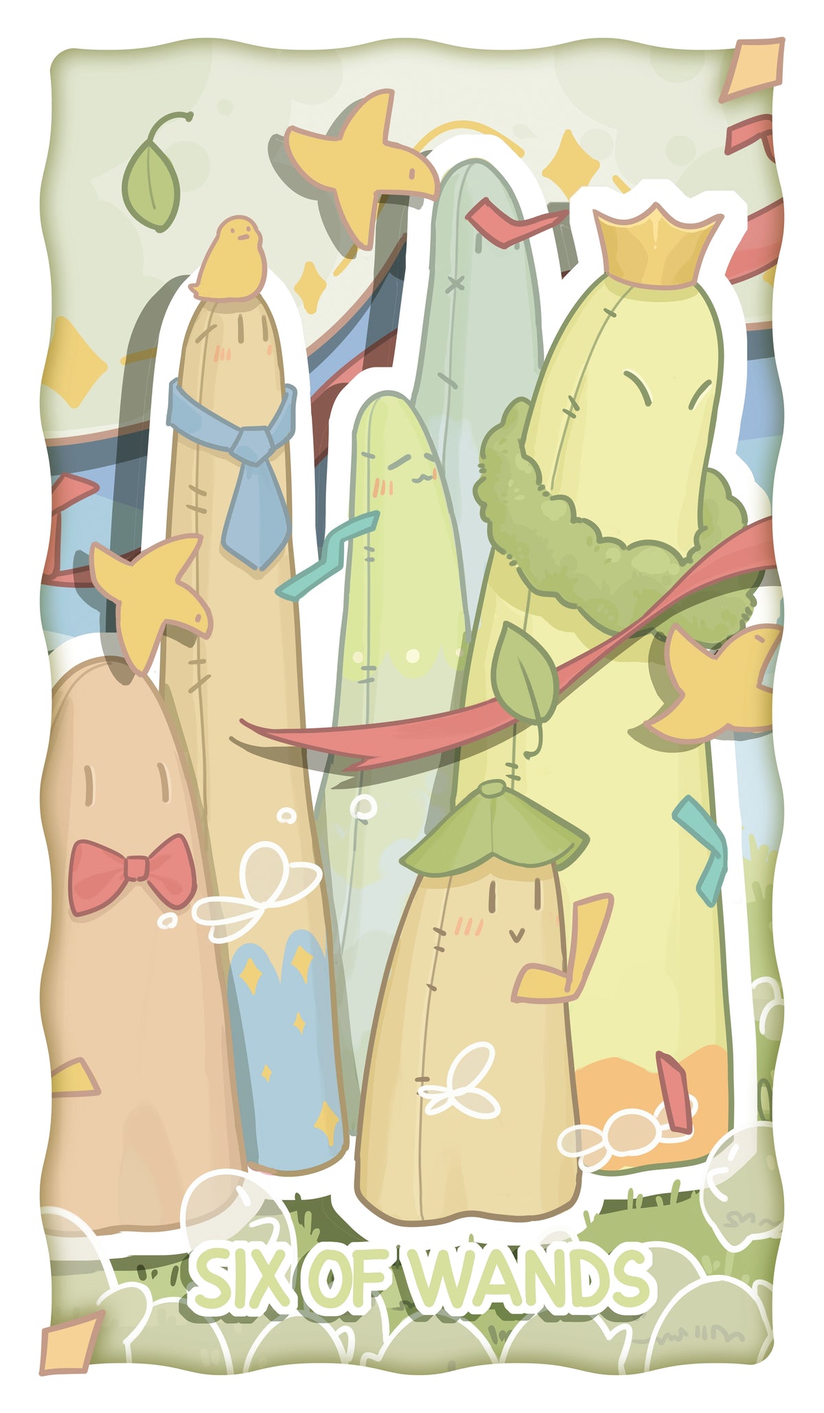 The King's Theater Tarot – Six of Wands