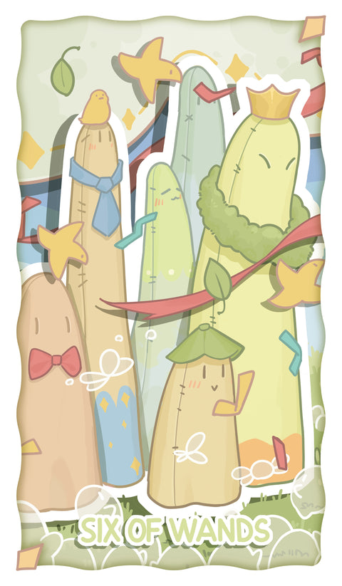 The King's Theater Tarot – Six of Wands