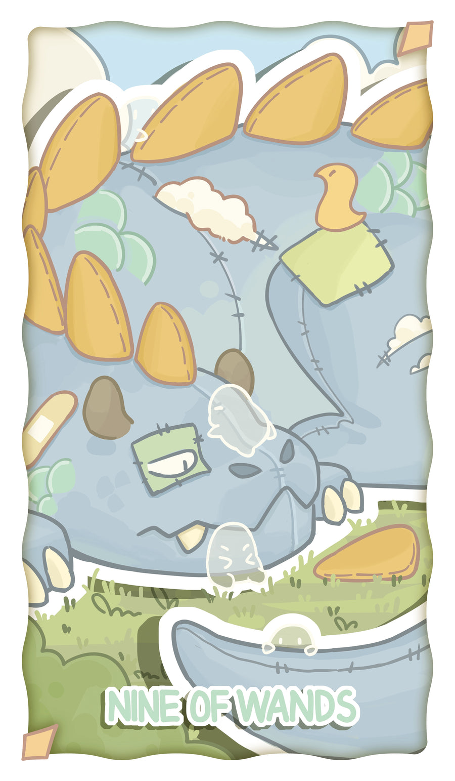 The King's Theater Tarot – Nine of Wands