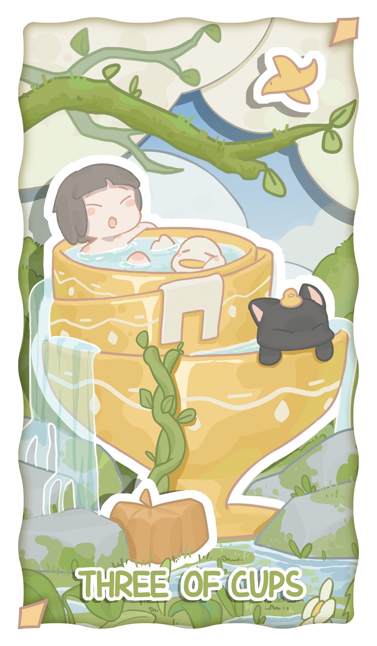 The King's Theater Tarot – Three of Cups