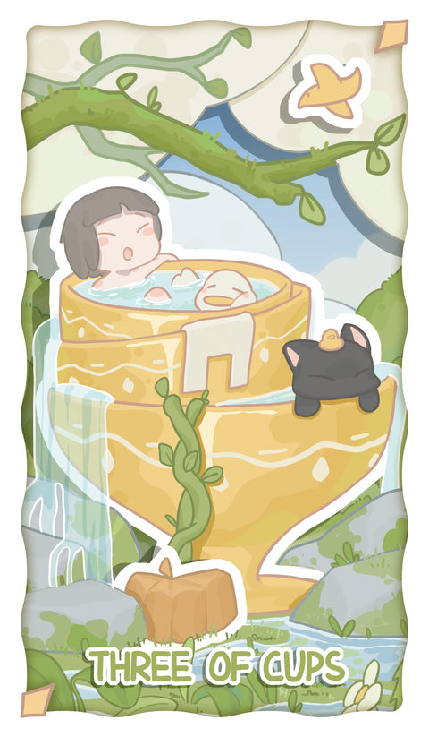 The King's Theater Tarot – Three of Cups