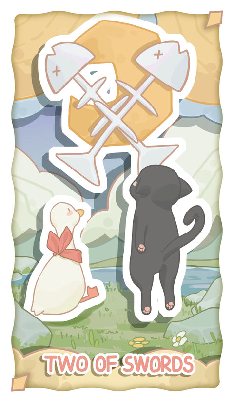 The King's Theater Tarot – Two of Swords
