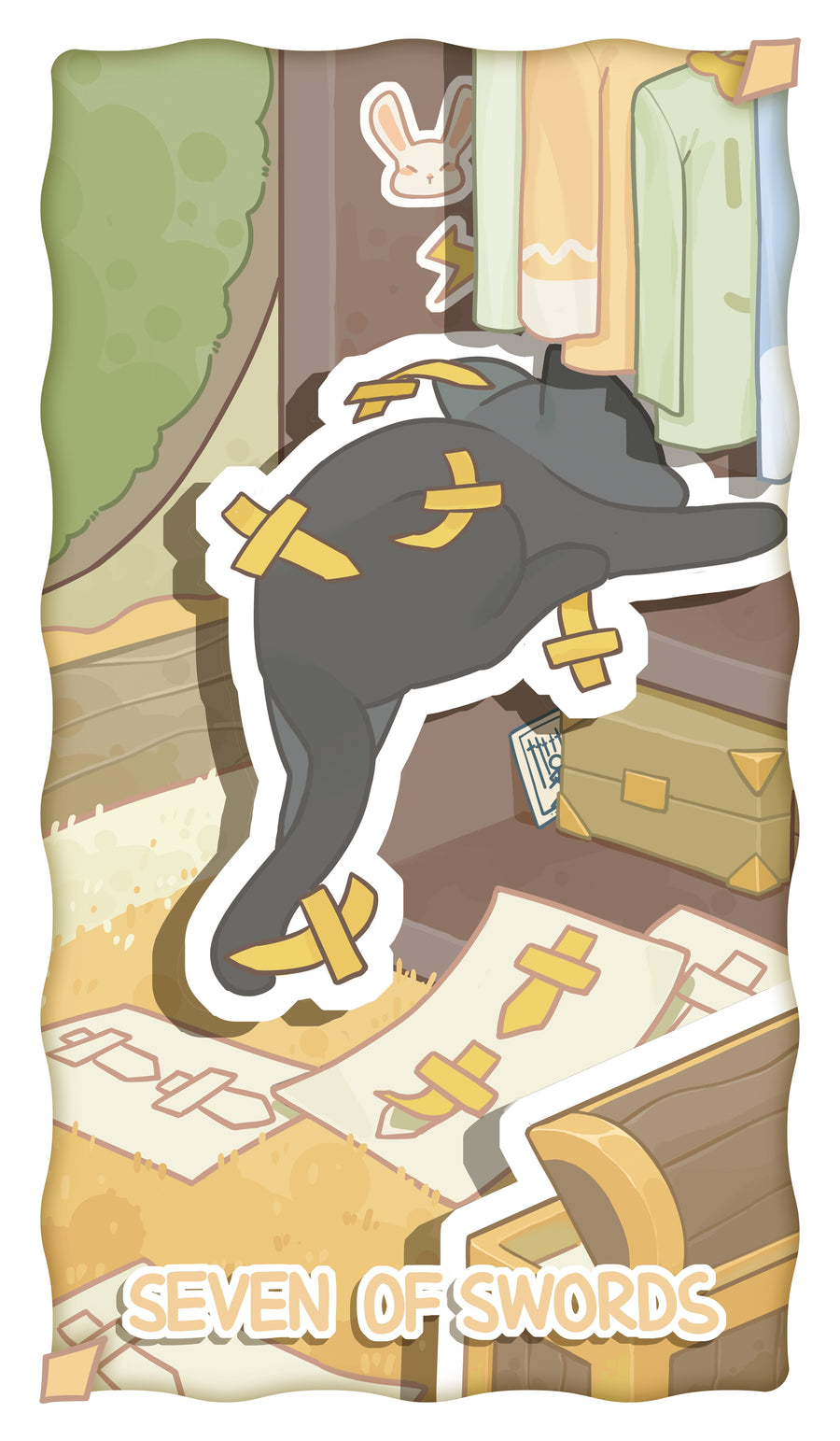 The King's Theater Tarot – Seven of Swords