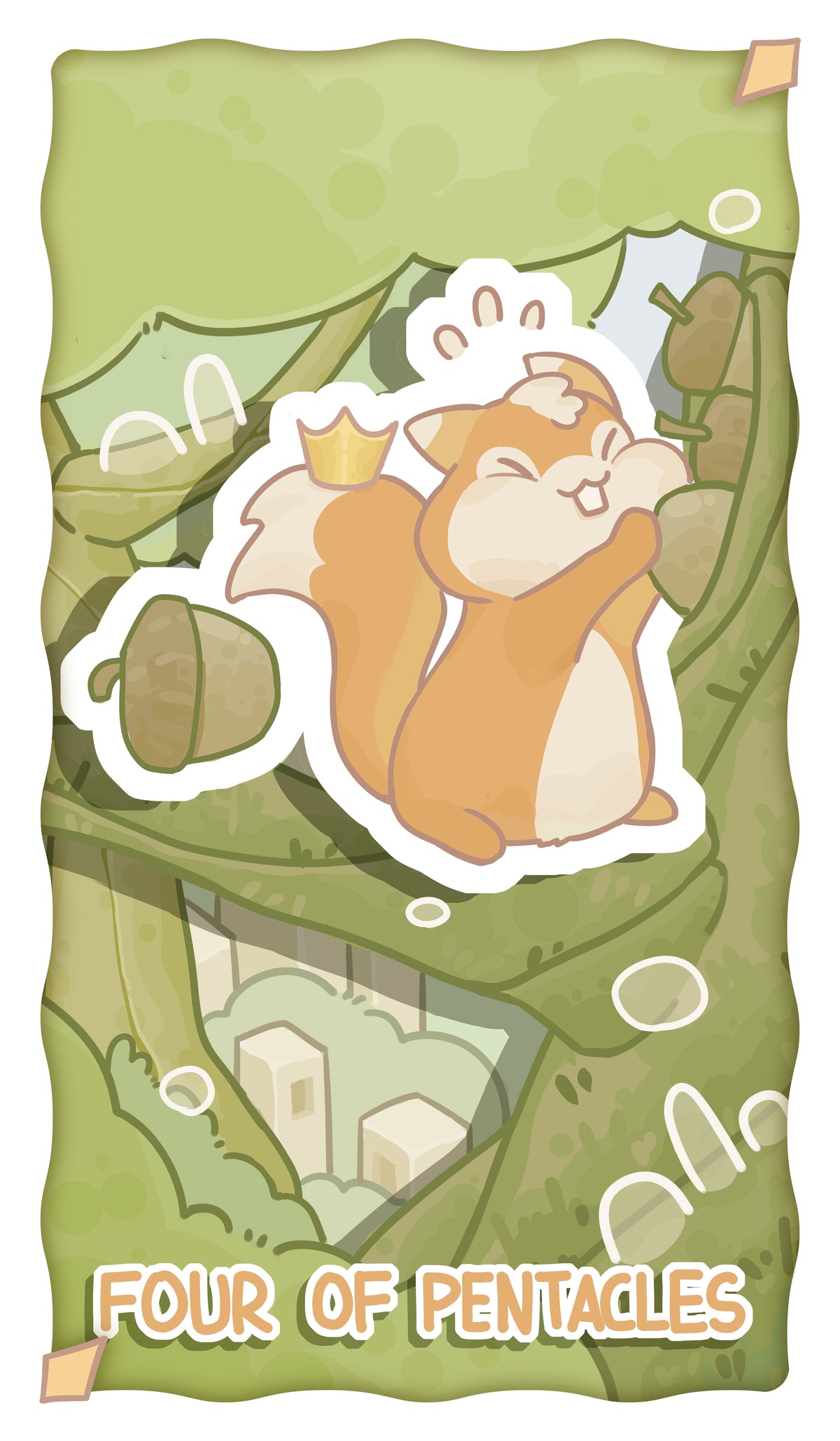 The King's Theater Tarot – Four of Pentacles