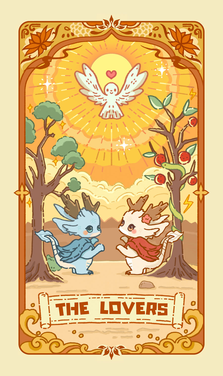 Loong's Dream Tarot – The Lovers