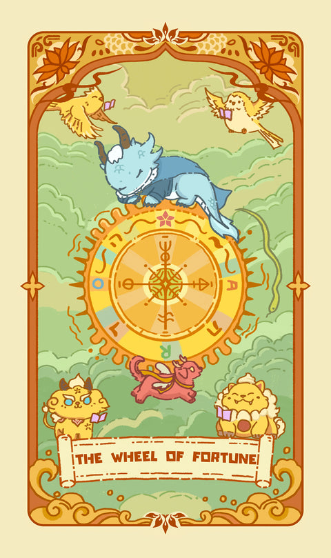 Loong's Dream Tarot – The Wheel of Fortune