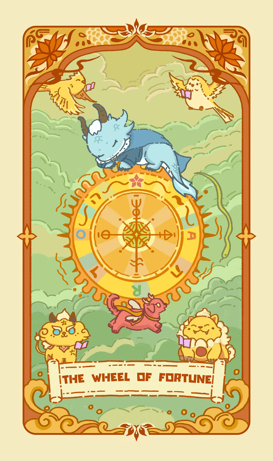 Loong's Dream Tarot – The Wheel of Fortune