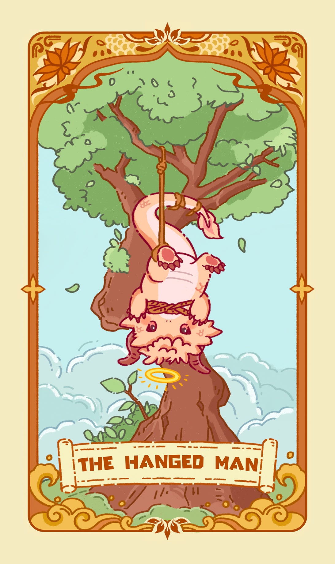 Loong's Dream Tarot – The Hanged Man