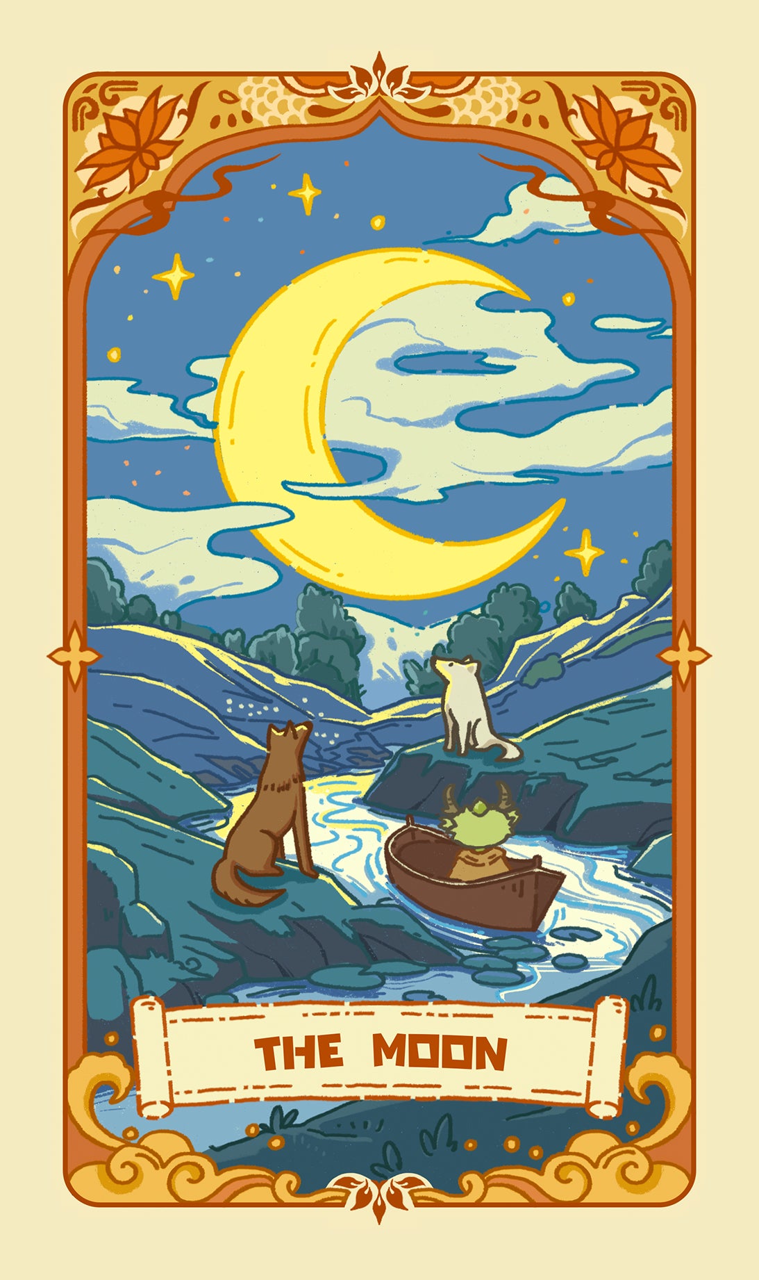 Loong's Dream Tarot – The Moon