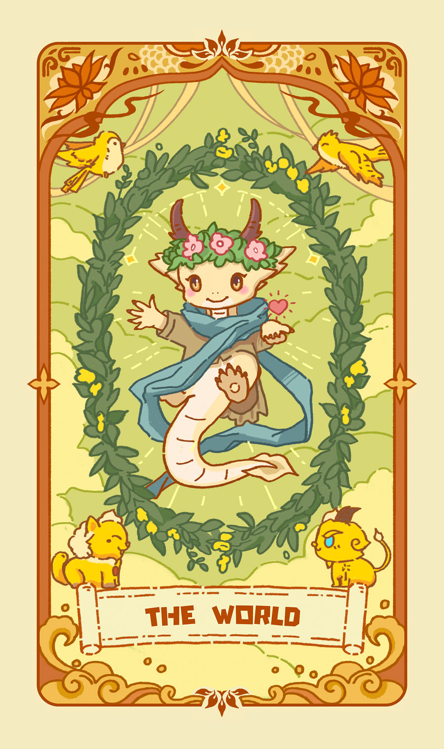 Loong's Dream Tarot – The World
