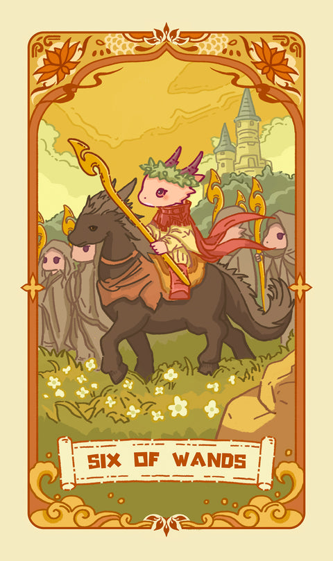 Loong's Dream Tarot – Six of Wands