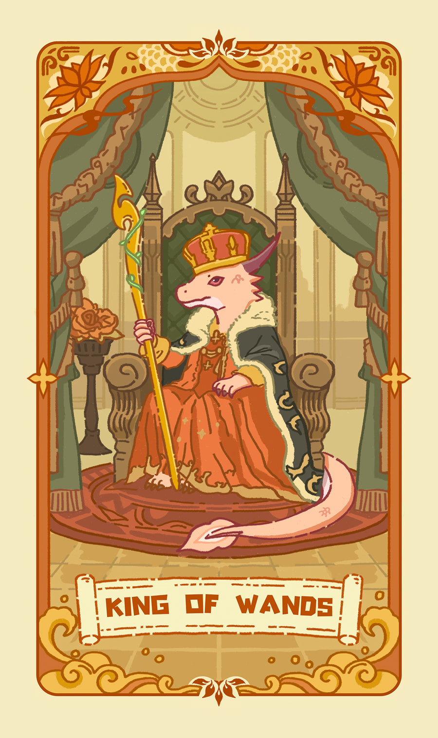 Loong's Dream Tarot – King of Wands
