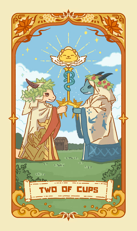 Loong's Dream Tarot – Two of Cups