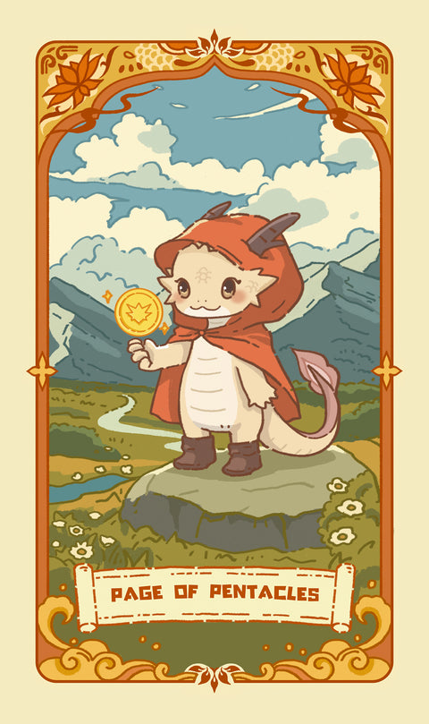 Loong's Dream Tarot – Page of Pentacles