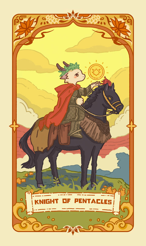 Loong's Dream Tarot – Knight of Pentacles