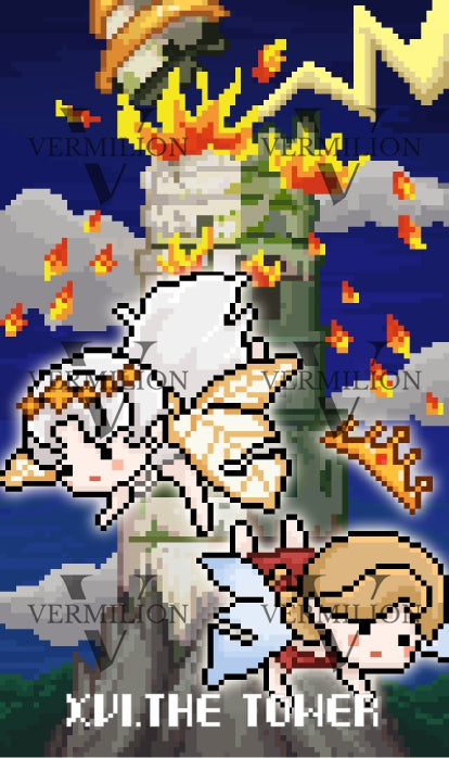 Lost Fairy Tarot – The Tower
