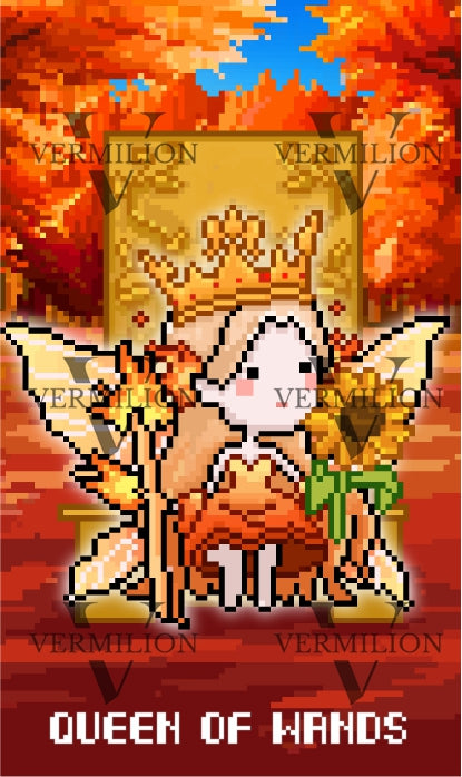 Lost Fairy Tarot – Queen of Wands