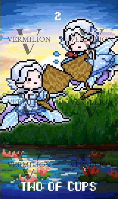 Lost Fairy Tarot – Two of Cups