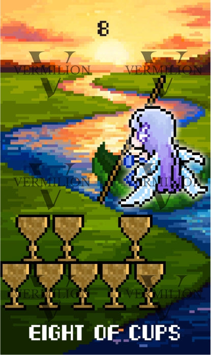 Lost Fairy Tarot – Eight of Cups