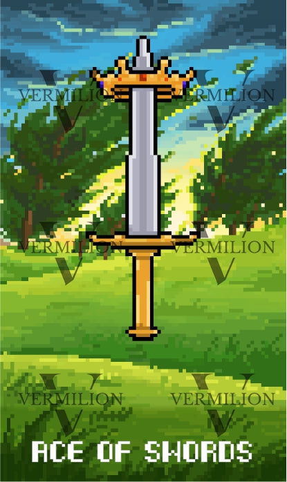 Lost Fairy Tarot – Ace of Swords