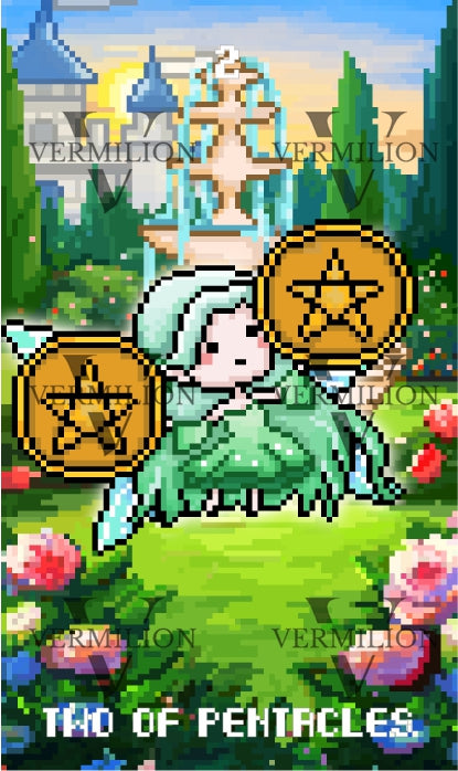 Lost Fairy Tarot – Two of Pentacles