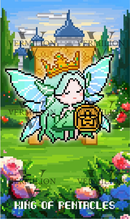 Lost Fairy Tarot – King of Pentacles