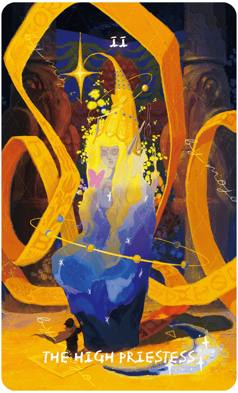 Lux & 78 Nocturnal Veils Tarot – The High Priestess