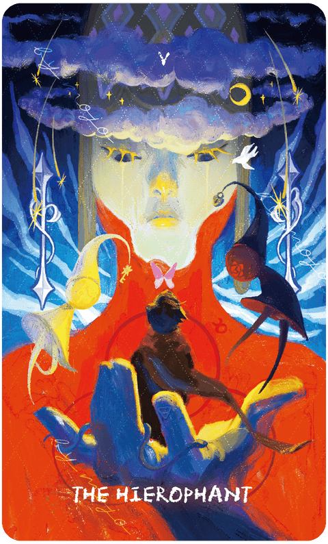 Lux & 78 Nocturnal Veils Tarot – The Hierophant