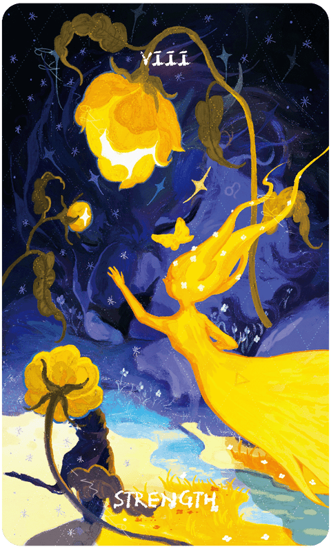 Lux & 78 Nocturnal Veils Tarot – Strength