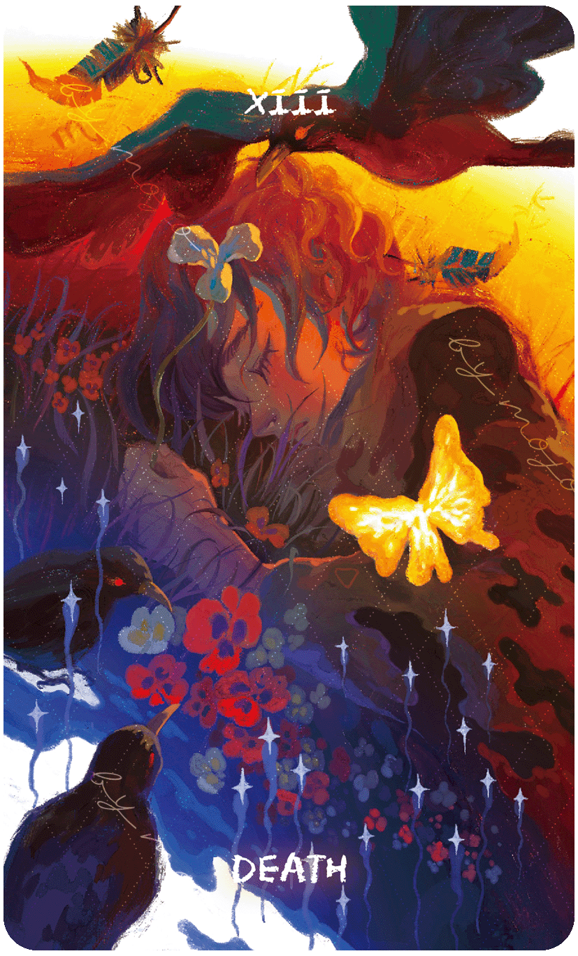 Lux & 78 Nocturnal Veils Tarot – Death