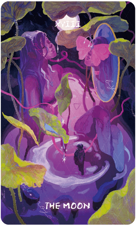 Lux & 78 Nocturnal Veils Tarot – The Moon