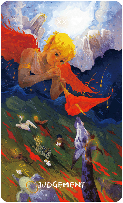 Lux & 78 Nocturnal Veils Tarot – Judgement