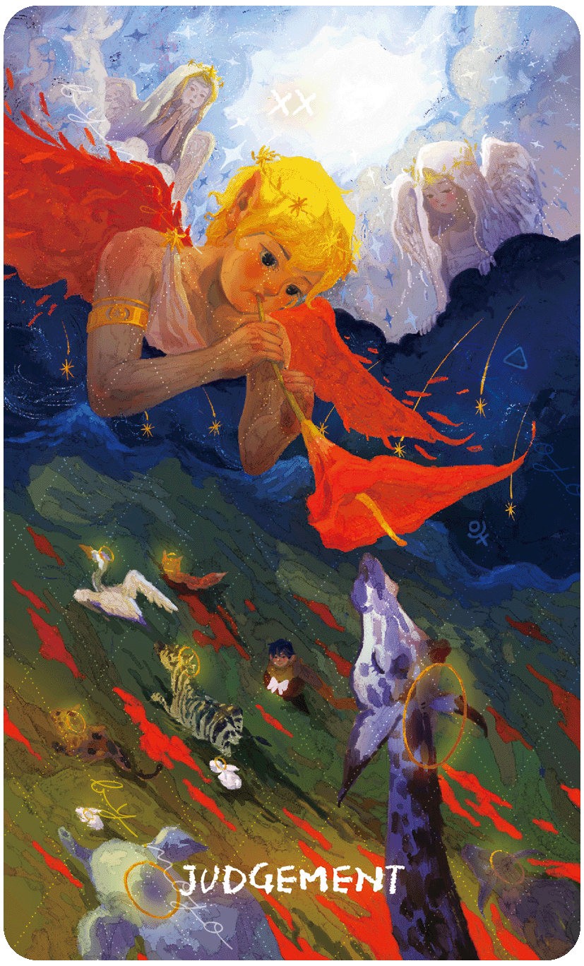 Lux & 78 Nocturnal Veils Tarot – Judgement