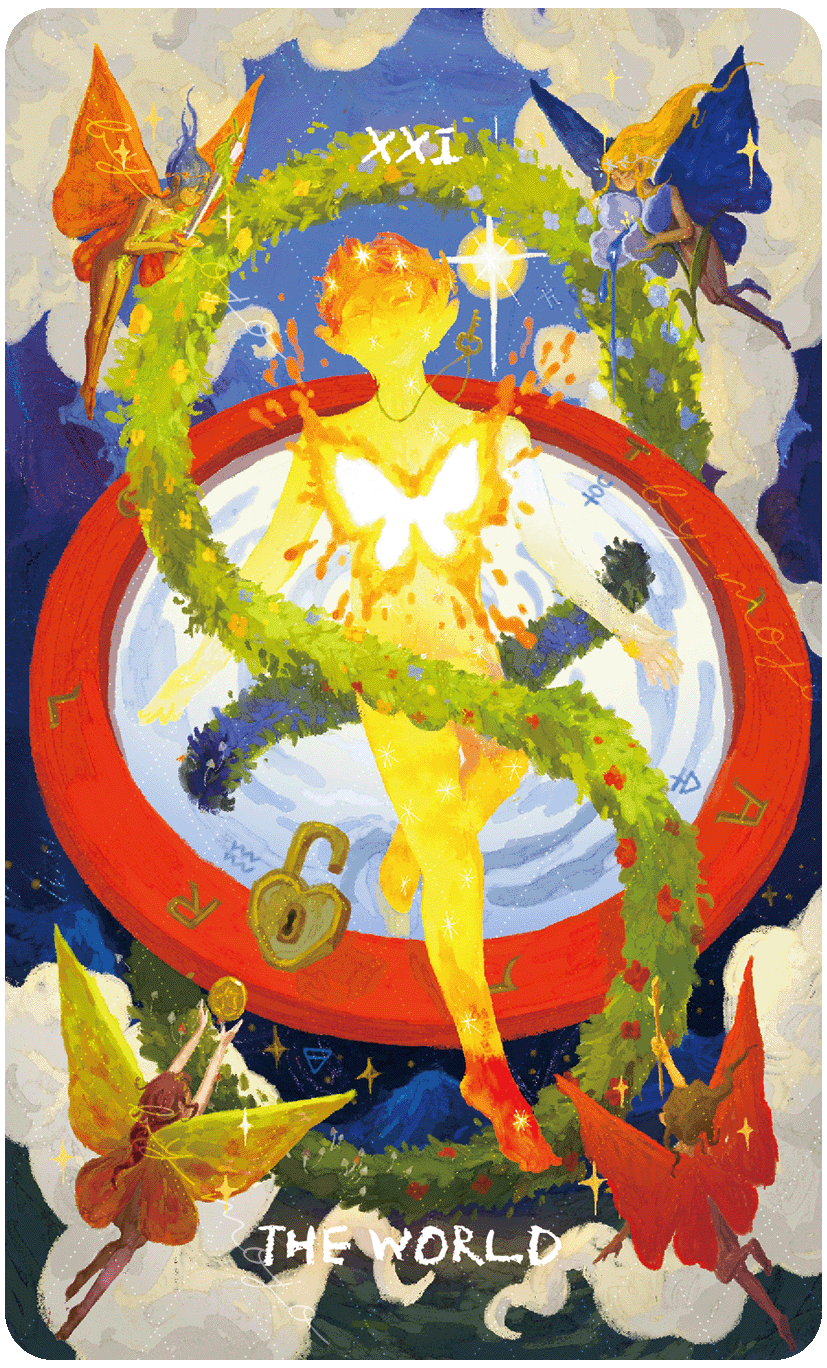 Lux & 78 Nocturnal Veils Tarot – The World