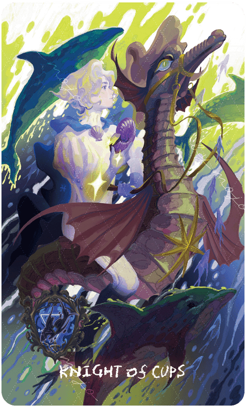 Lux & 78 Nocturnal Veils Tarot – Knight of Cups