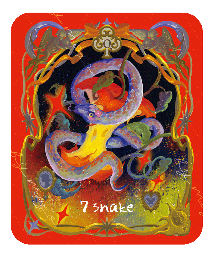 Lux's Treasure Chest Lenormand – Snake