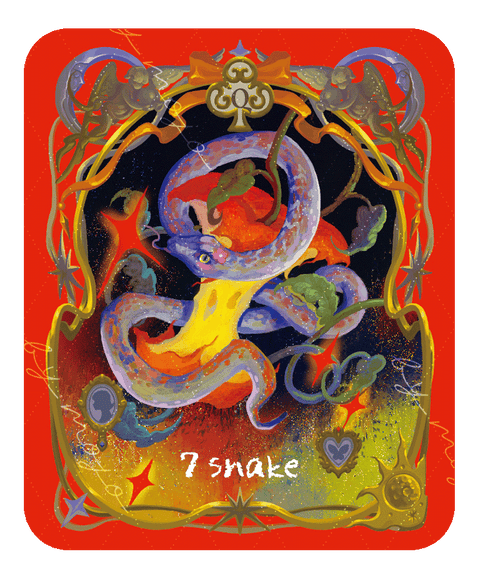 Lux's Treasure Chest Lenormand – Snake