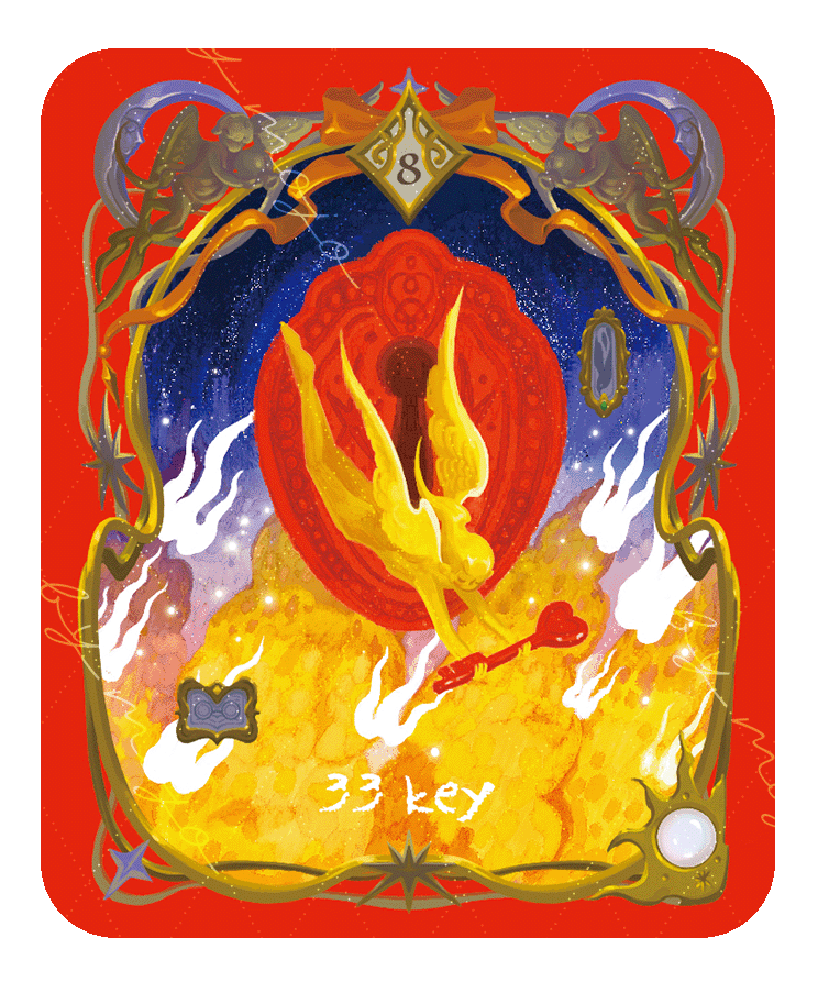 Lux's Treasure Chest Lenormand – Key