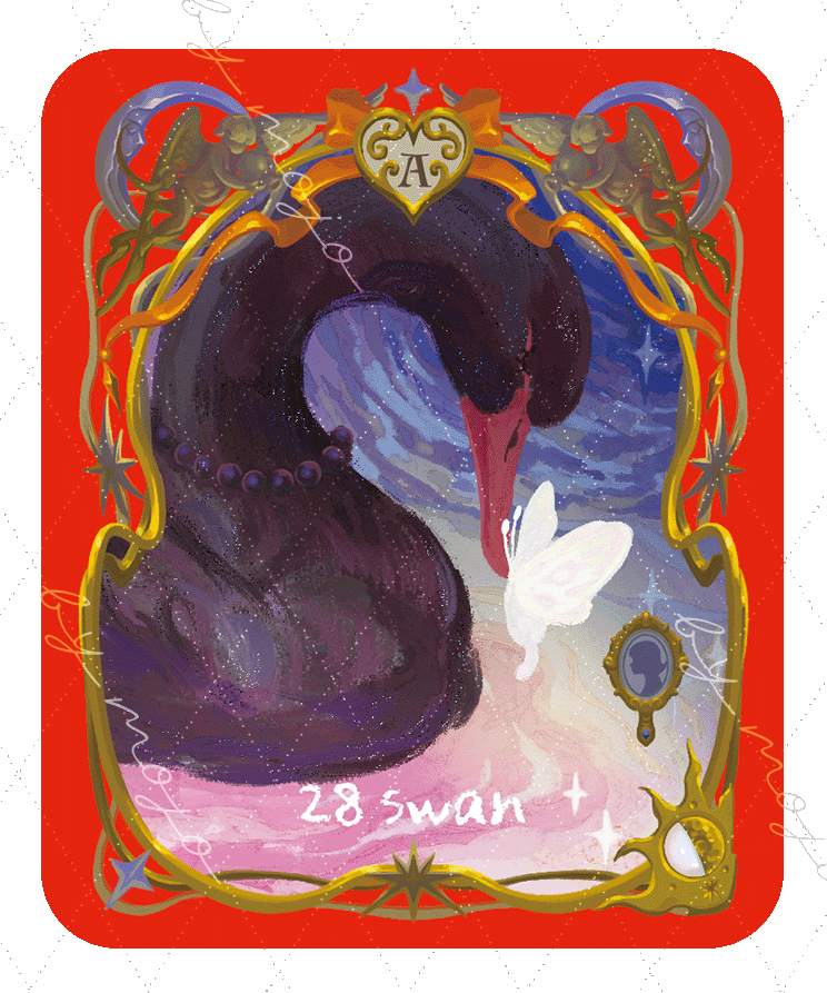 Lux's Treasure Chest Lenormand – Black Swan
