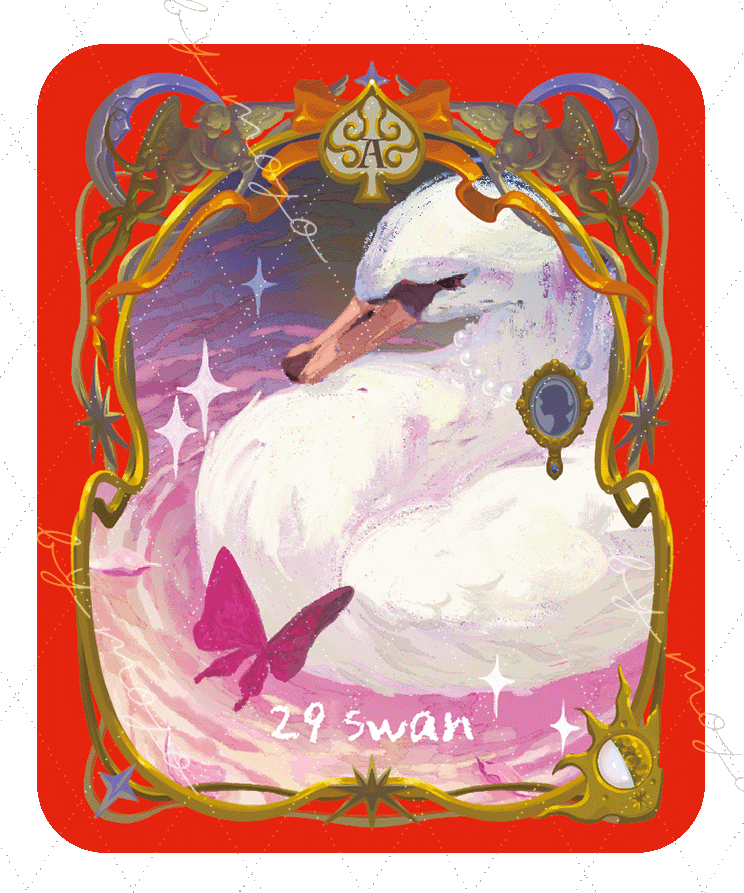 Lux's Treasure Chest Lenormand – White Swan