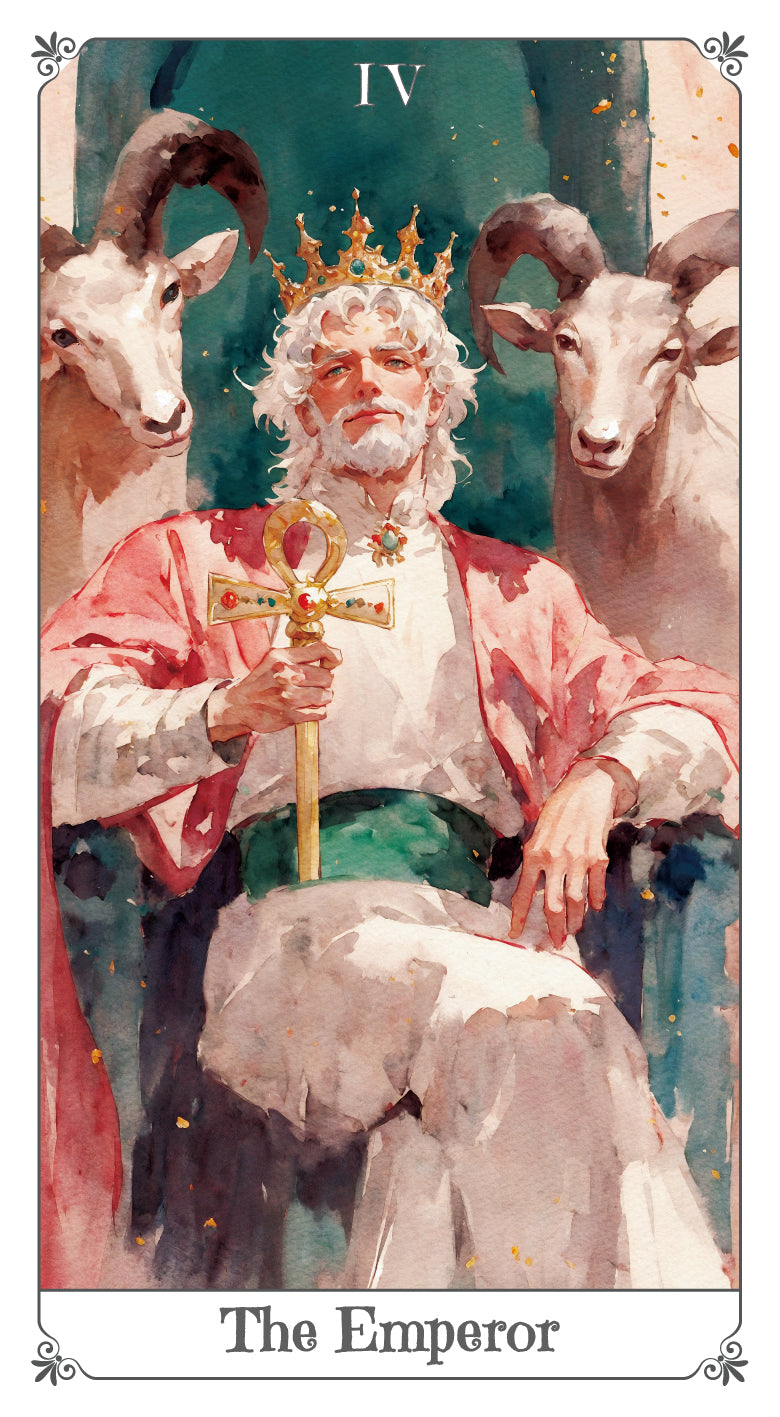 Magna Bloom Tarot – The Emperor