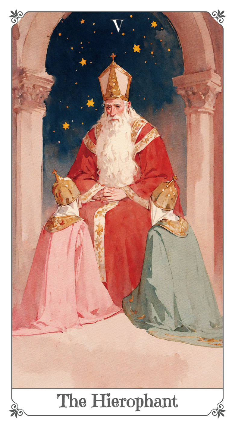 Magna Bloom Tarot – The Hierophant