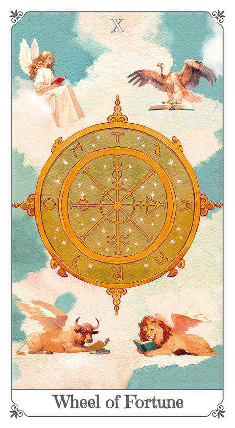 Magna Bloom Tarot – The Wheel of Fortune