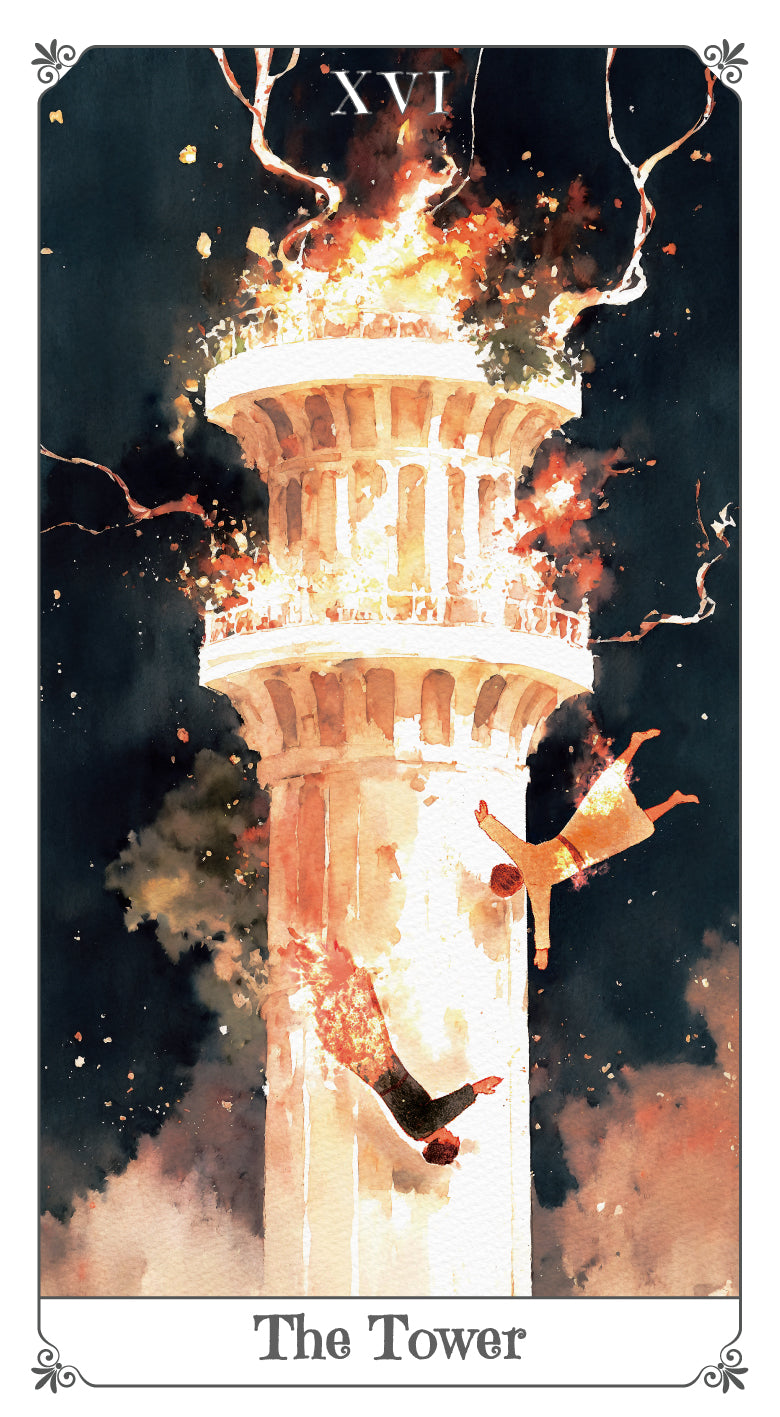 Magna Bloom Tarot – The Tower