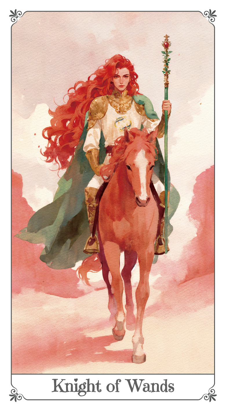 Magna Bloom Tarot – Knight of Wands