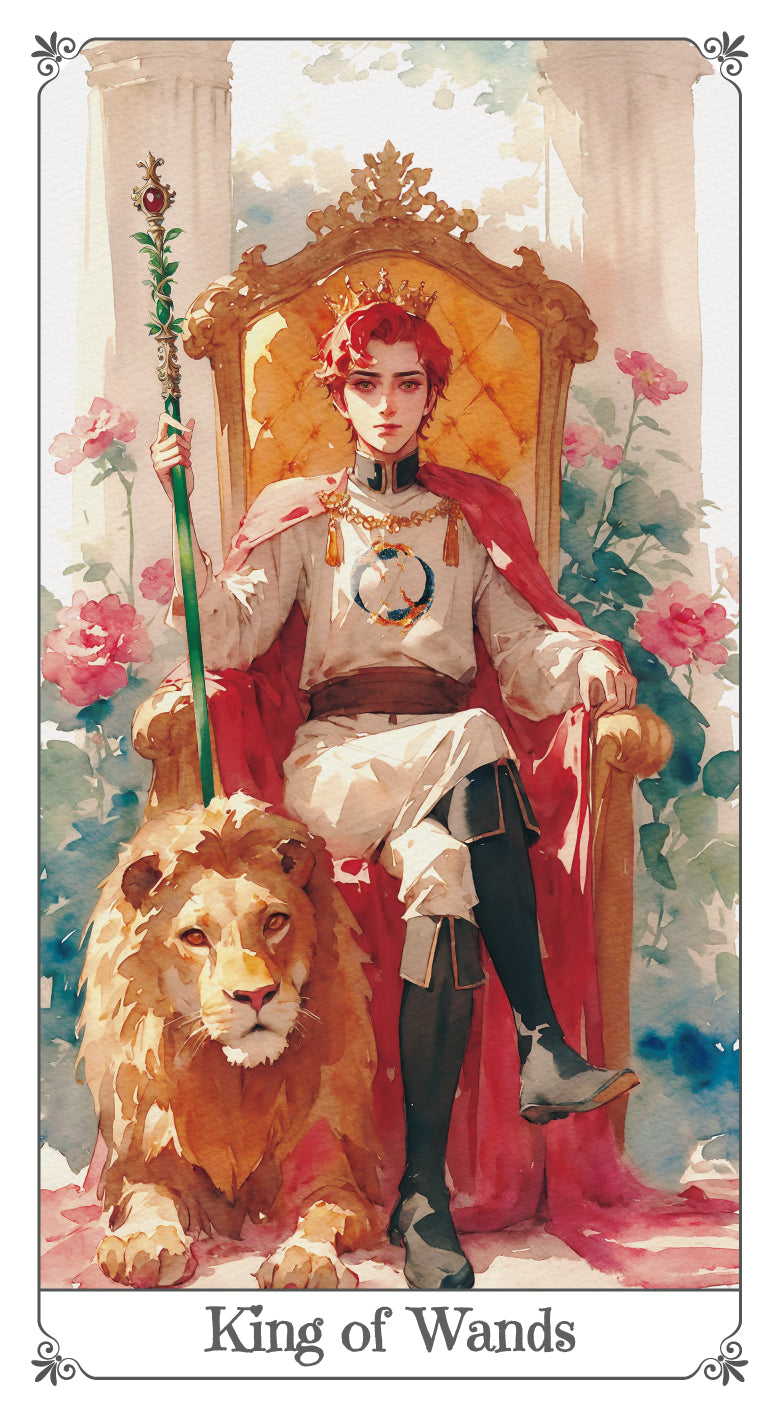 Magna Bloom Tarot – King of Wands