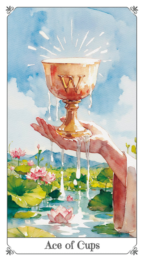 Magna Bloom Tarot – Ace of Cups