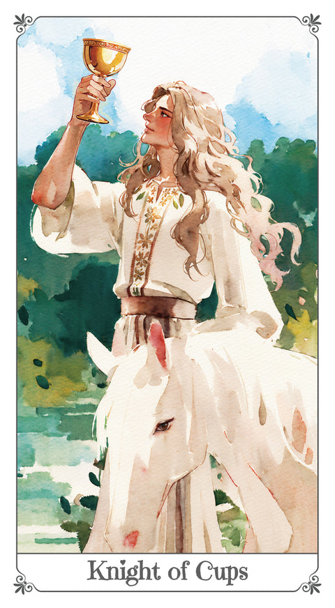 Magna Bloom Tarot – Knight of Cups