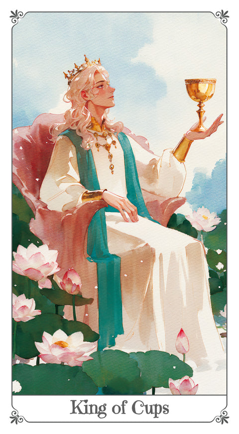 Magna Bloom Tarot – King of Cups
